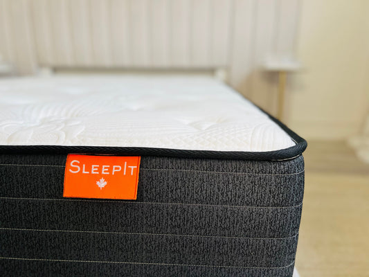 pocket coil mattress on bedframe